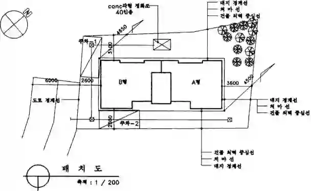 서광주택 배치도 이미지